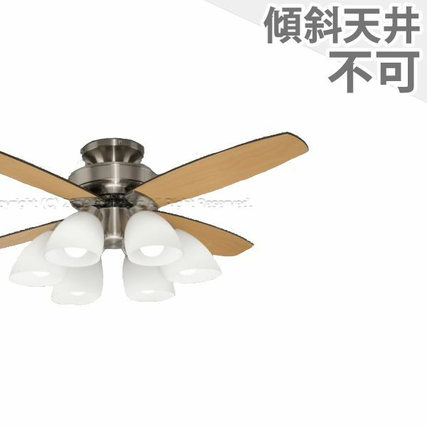 LED 昼白色 6灯 薄型 タキズミ製シーリングファンライト【ZDE001 