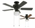 2WAY USE TRADITIONAL CEILING FAN LIGHT BK(002952) BRID[メルクロス]製シーリングファンライト【生産終了品】 メイン画像