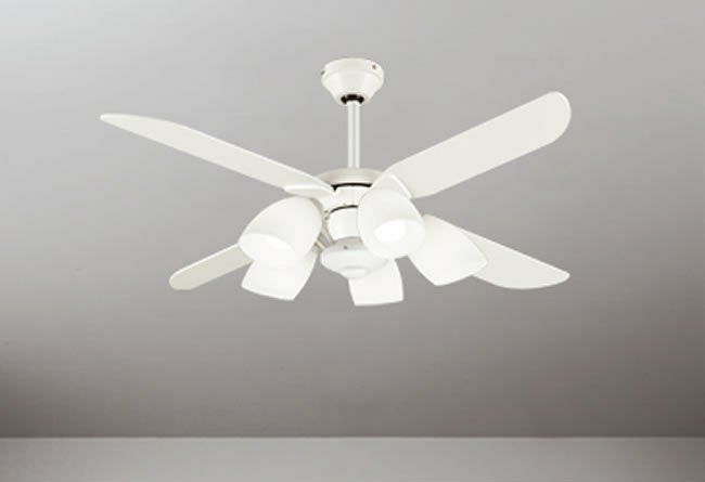 【通電確認済】ODELIC オーデリック　シーリングファンライト　ステンレス オーデリック製シーリングファンライト【ODB035】【生産終了品